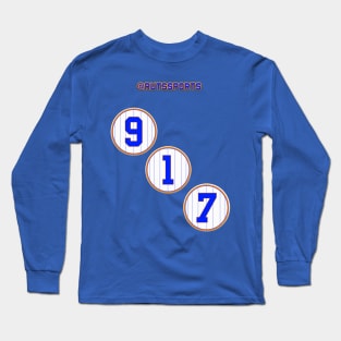 Rep Your Area Code (NY NL 917) Long Sleeve T-Shirt